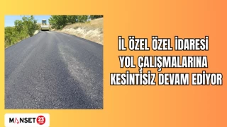 İL ÖZEL ÖZEL İDARESİ YOL ÇALIŞMALARINA KESİNTİSİZ DEVAM EDİYOR