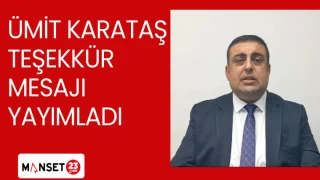 Ümit Karataş Teşekkür Mesajı Yayımladı