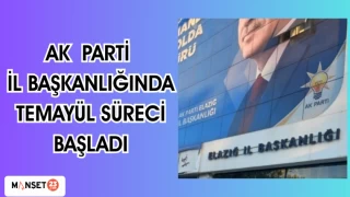 AK PARTİ İL BAŞKANLIĞINDA TEMAYÜL SÜRECİ BAŞLADI