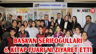 Başkan Şerifoğulları, 6. Kitap Fuarı’nı Ziyaret Etti