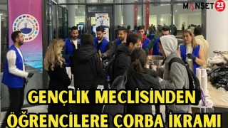 GENÇLİK MECLİSİNDEN ÖĞRENCİLERE ÇORBA İKRAMI