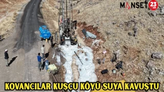 KOVANCILAR KUŞÇU KÖYÜ SUYA KAVUŞTU