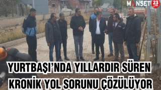 Yurtbaşı'nda yıllardır süren kronik yol sorunu çözülüyor