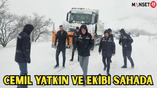 CEMİL YATKIN VE EKİBİ SAHADA