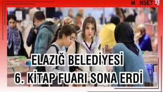 Elazığ Belediyesi 6. Kitap Fuarı Sona Erdi