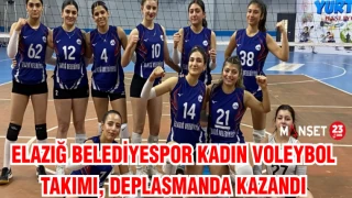 Elazığ Beledİyespor Kadın Voleybol Takımı, Deplasmanda Kazandı