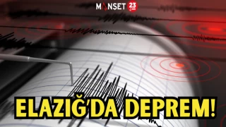 ELAZIĞ'DA DEPREM!