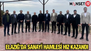 ELAZIĞ'DA SANAYİ HAMLESİ HIZ KAZANDI