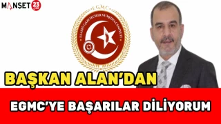 Başkan Alan'dan EGMC’ye Başarılar Diliyorum