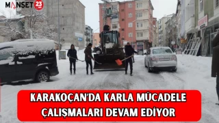 Karakoçan’da Karla Mücadele Çalışmaları DEVAM EDİYOR