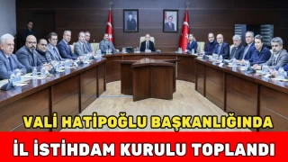Vali Hatipoğlu Başkanlığında İl İstihdam Kurulu Toplandı