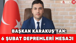 Başkan Karakuş’tan 6 Şubat Depremleri Mesajı: “Güvenli Şehirler Bir Tercih Değil Zorunluluktur”
