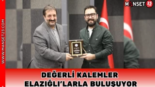 DEĞERLİ KALEMLER ELAZIĞLI'LARLA BULUŞUYOR