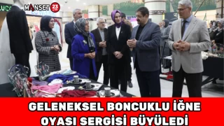 Geleneksel Boncuklu İğne Oyası Sergisi Büyüledi