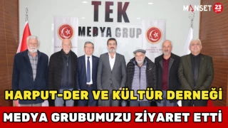Harput-Der ve Kültür Derneği Medya Grubumuzu Ziyaret Etti