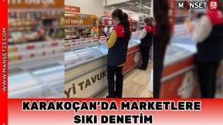 Karakoçan’da Marketlere Sıkı Denetim