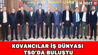 Kovancılar İş Dünyası TSO’da Buluştu