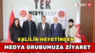 Valilik Heyetinden Medya Grubumuza Ziyaret