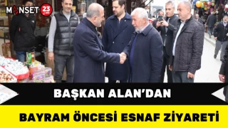 Başkan Alan’dan Bayram Öncesi Esnaf Ziyareti