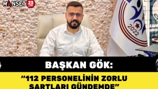 Başkan Gök: "112 Personelinin Zorlu Şartları Gündemde"