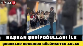 Başkan Şerifoğulları ile Çocuklar Arasında Gülümseten Anlar