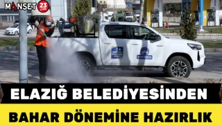 Elazığ Belediyesinden Bahar Dönemine Hazırlık
