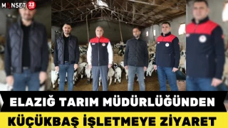 Elazığ Tarım Müdürlüğünden Küçükbaş İşletmeye Ziyaret