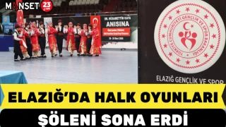 Elazığ’da Halk Oyunları Şöleni Sona Erdi