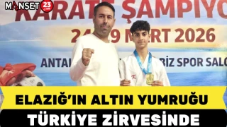 ELAZIĞ’IN ALTIN YUMRUĞU TÜRKİYE ZİRVESİNDE