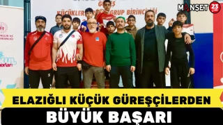 Elazığlı Küçük Güreşçilerden Büyük Başarı