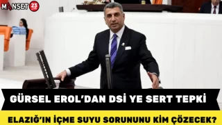 Gürsel Erol’dan DSİ ye Sert Tepki: Elazığ’ın İçme Suyu Sorununu Kim Çözecek?