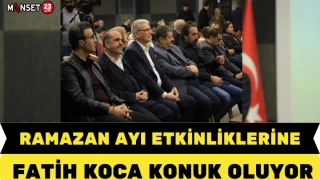 RAMAZAN AYI ETKİNLİKLERİNE FATİH KOCA KONUK OLUYOR