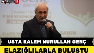 Usta Kalem Nurullah Genç, Elazığlılarla Buluştu
