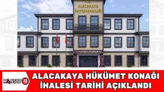 Alacakaya Hükümet Konağı İhalesi Tarihi Açıklandı