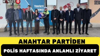 Anahtar Partiden Polis Haftasında Anlamlı Ziyaret