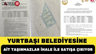Belediyeye Ait Taşınmazlar İhale ile Satışa Çıkıyor
