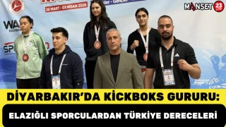 DİYARBAKIR’DA KİCKBOKS GURURU: ELAZIĞLI SPORCULARDAN TÜRKİYE DERECELERİ