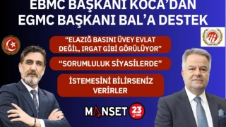 EBMC Başkanı Koca “Elazığ Basını Üvey Evlat Değil, Irgat Gibi Görülüyor”