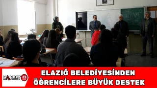 Elazığ Belediyesinden Öğrencilere Büyük Destek