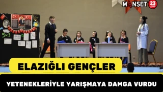 ELAZIĞLI GENÇLER YETENEKLERİYLE YARIŞMAYA DAMGA VURDU