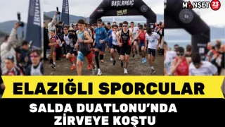 Elazığlı Sporcular Salda Duatlonu’nda Zirveye Koştu