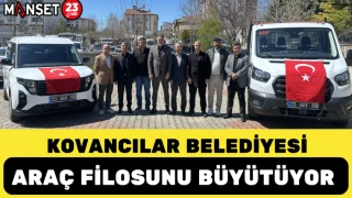 KOVANCILAR BELEDİYESİ ARAÇ FİLOSUNU BÜYÜTÜYOR