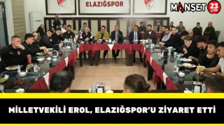 Milletvekili Erol, Elazığspor’u Ziyaret Etti