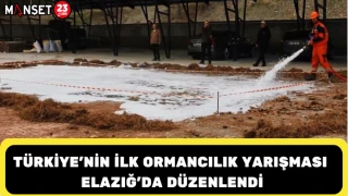 Türkiye’nin İlk Ormancılık Yarışması Elazığ’da Düzenlendi