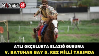 Atlı Okçulukta Elazığ Gururu: V. Batuhan Bay 5. Kez Milli Takımda