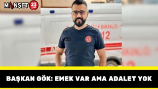 Başkan Gök: Emek Var Ama Adalet Yok