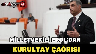 CHP Elazığ Milletvekili Gürsel Erol’dan Kurultay Çağrısı