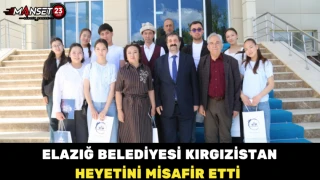 Elazığ Belediyesi Kırgızistan Heyetini Misafir Etti