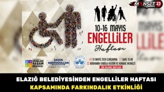 Elazığ Belediyesinden Engelliler Haftası Kapsamında Farkındalık Etkinliği