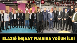 Elazığ İnşaat Fuarına Yoğun İlgi